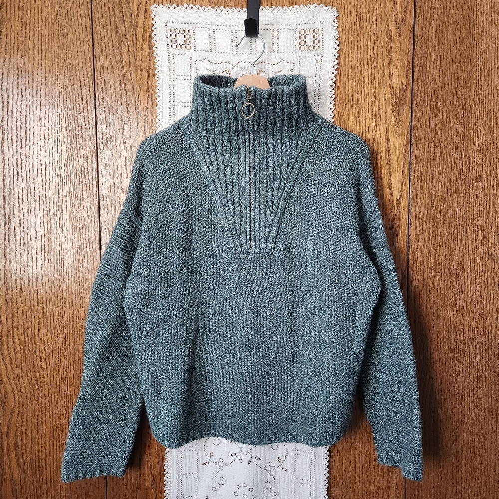 Universal Thread Quarter-Zip Pullover Sweater - image 1